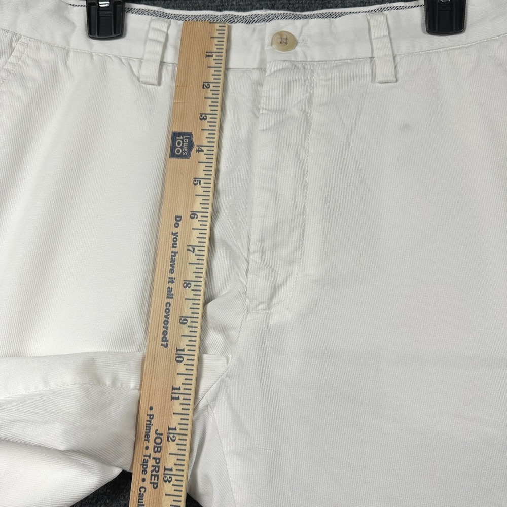 Nautica Mens Slim Fit White Chino Pants Cotton Twill Flat Front 36x30‎ PR3125 - Picture 5 of 9